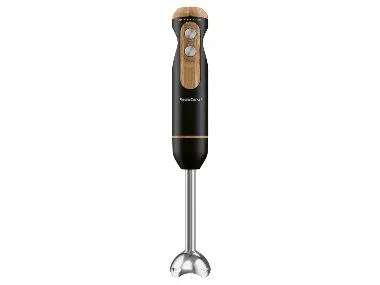 SILVERCREST® KITCHEN TOOLS Batidora de brazo con diseño de madera 600 W (negro)