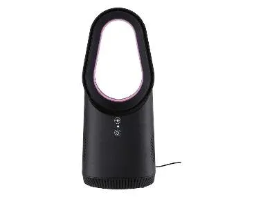 SILVERCREST® Mini ventilador de mesa sin aspas 6 W (Negro)