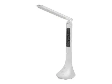 LIVARNO home Lámpara recargable de sobremesa con reloj (blanco)