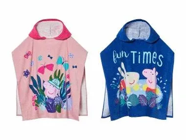 Poncho / Toalla de playa infantil Peppa pig