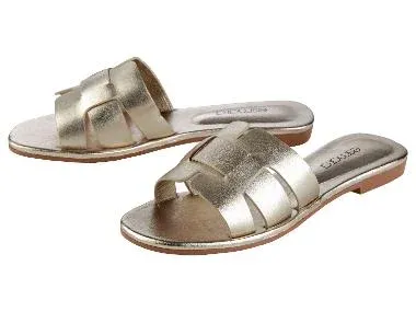 ESMARA® Sandalias para mujer (oro, 41)