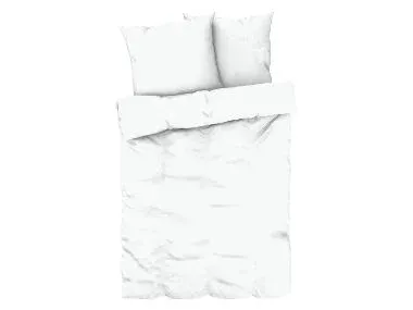 LIVARNO HOME Ropa de cama de algodón y lino 260 x 220 cm (blanco)