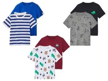 lupilu® Camiseta de manga corta infantil pack 2
