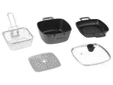 SILVERCREST® Set multifunción de aluminio fundido