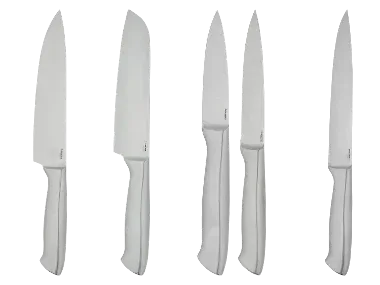 SILVERCREST® Cuchillo de cocina con mango de acero inoxidable