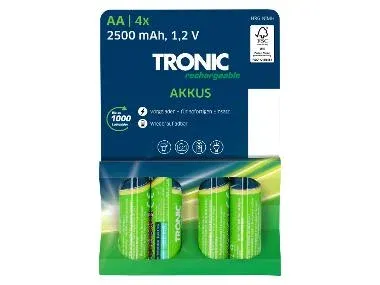 TRONIC® Pilas recargables (batería AA)