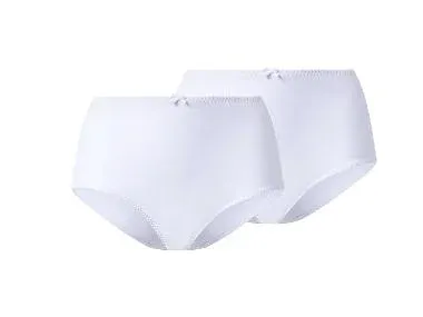 esmara® Braguitas moldeadoras para mujer pack 2 (blanco, XL(50/52))