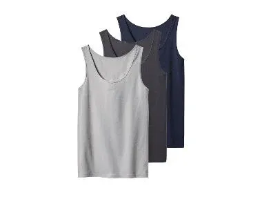 ESMARA® Camiseta para mujer pack 3 (azul marino/gris, L(46/48))