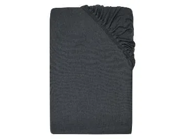LIVARNO® Sábana bajera 90-100x200cm (gris oscuro)