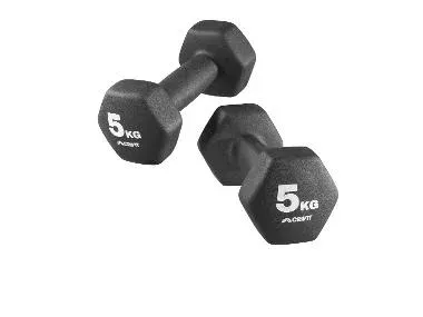 CRIVIT Set de 2 mancuernas 5 kg