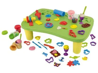 lupilu® Mesa de juego de plastilina