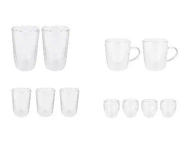 SILVERCREST® Juego de vasos de doble pared