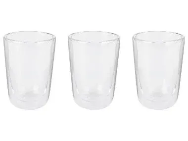 SILVERCREST® Juego de vasos de doble pared (Capuchino, 3 piezas)