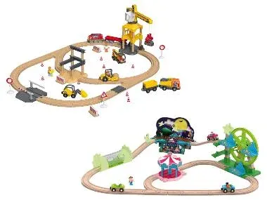 LUPILU® Ferrocarril de madera