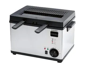 SILVERCREST® Freidora de acero inoxidable 4 L 2000 W