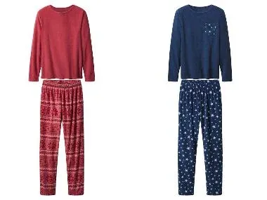 ESMARA® Pijama de tejido polar para mujer