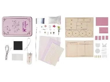 crelando® Set de construcción en miniatura (Dormitorio rosa)