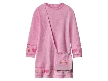 lupilu® Vestido de punto infantil (rosa, 122/128)