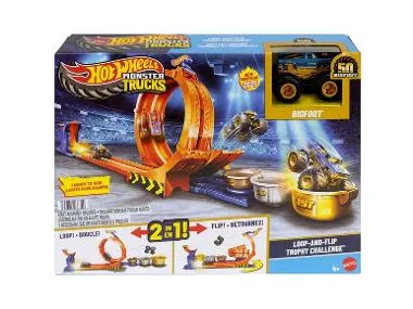 Hot Wheels Monster Trucks Trofeo Challenge de Loopings y giros