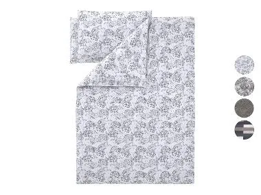 LIVARNO® Ropa de cama de satén de microfibra 260 x 220 cm