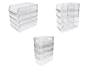 SILVERCREST® Organizador para frigorífico pack 4