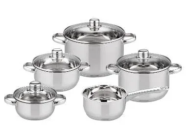 ELO® Juego de ollas de acero inoxidable 9 piezas