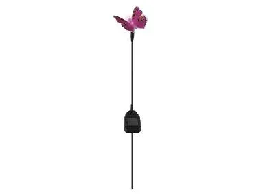 LIVARNO® Estaca solar LED mariposa (fucsia)