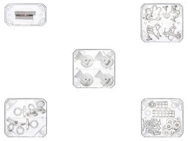 PARKSIDE® Imanes de neodimio/Soporte magnético con clip/Ganchos magnéticos/Imanes con cáncamo/Set de imanes de neodimio avellanados