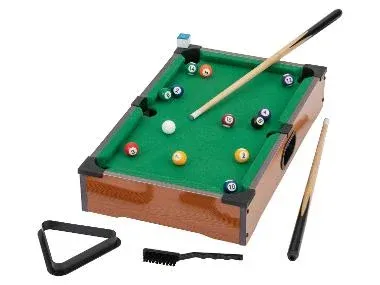 lupilu® Mini futbolín de madera (billar)