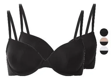 ESMARA® Sujetador con aro para mujer pack 2