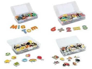 LUPILU® Caja de figuras magnéticas