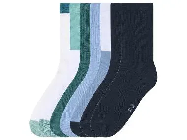 Esmara Kids Calcetines júnior pack 7 (petróleo/azul/azul marino, 39-42)