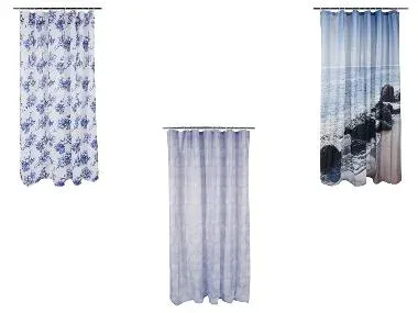 LIVARNO® Cortina de ducha 180 x 200 cm