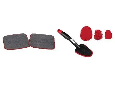 ULTIMATE SPEED® Juego de 2 paños de microfibra para limpiar el coche