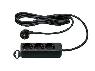 TRONIC® Regleta de enchufes 3m / 1,5m (Triple 3m)