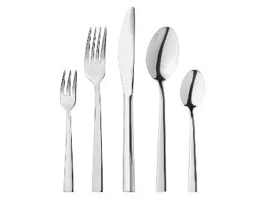 SILVERCREST® Juego de cubiertos de acero inoxidable, 30 piezas (Moderno)