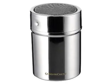 SILVERCREST® Caja de posos / Estación de prensado / Jarra para leche / Espolvoreador de cacao con motivos (Coctelera con motivos)