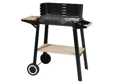 GRILLMEISTER Barbacoa de carbón con ruedas