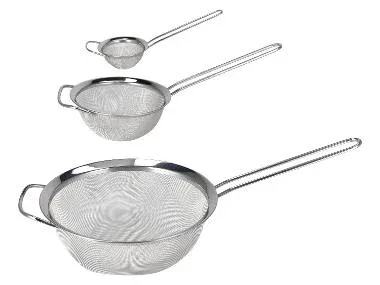 SILVERCREST® Set de coladores de acero inoxidable