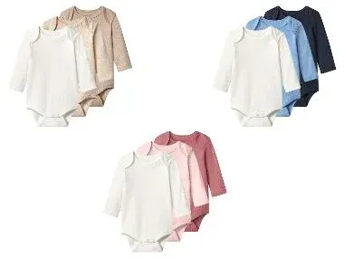 lupilu® Bodys para bebé pack 3