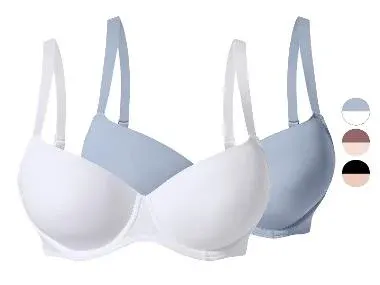 esmara® Sujetador con aros para mujer pack 2