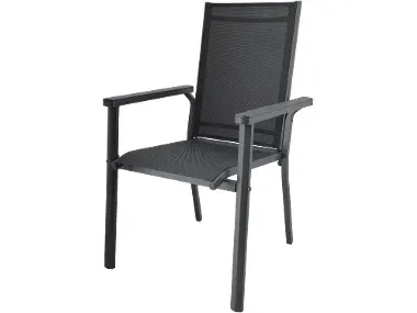 LIVARNO® Silla apilable aluminio Houston