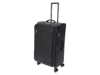 ESMARA® Maleta de tela negra 62/69L