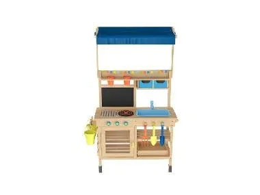 LUPILU® Cocinita de barro de madera