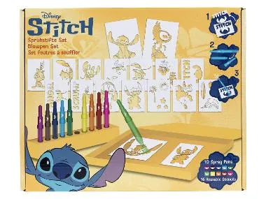 Juego de bolígrafos pulverizadores Stitch / Patrulla Canina / Bluey / Gabby Dollhouse (Stitch)
