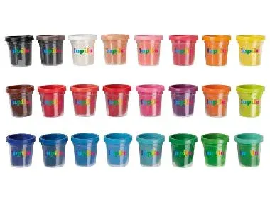 lupilu® Set de botes de plastilina