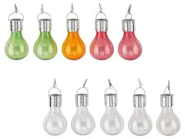 LIVARNO® Bombillas solares LED, 5 unidades