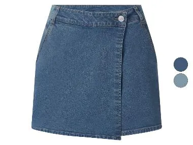 esmara® Falda pantalón vaquera para mujer