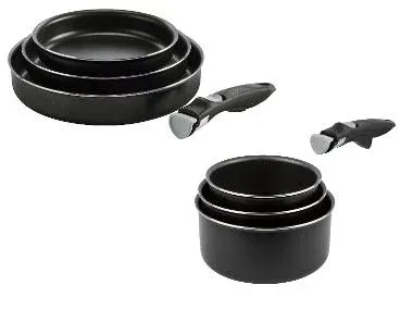 CRIVIT Set de ollas / sartenes de aluminio