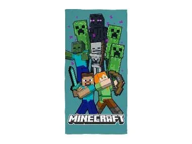 Toalla de playa infantil Super Mario / Minecraft (minecraft)